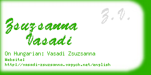 zsuzsanna vasadi business card